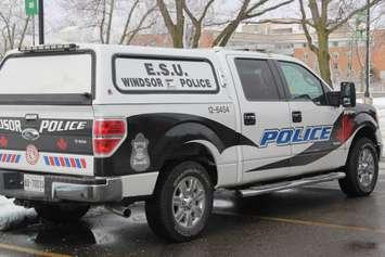 Windsor Police Emergency Services Unit vehicle. Photo by Mark Brown/Blackburn News.
