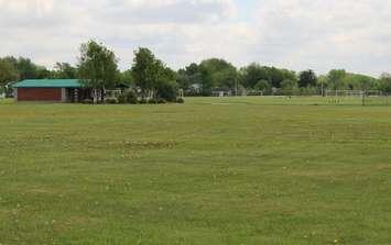 Sports fields at Windsor's Ford Test Track. (photo by Mike Vlasveld)