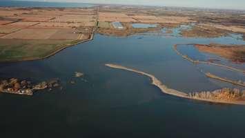 Hillman Marsh in Leamington is seen in an aerial shot. Photo submitted by Wayne King.