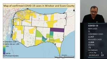 Map of confirmed cases in Windsor-Essex, Friday August 7, 2020. 