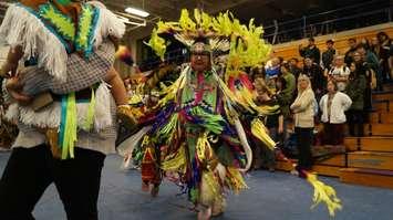 Lambton College hosted its 24th annual Pow Wow . April 7, 2016 (BlackburnNews.com Photo by Briana Carnegie)