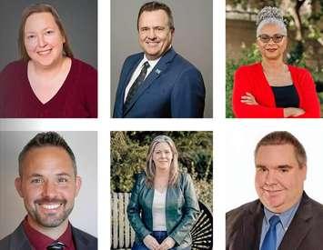 The candidates for Windsor-West in the 2022 Provincial election. 