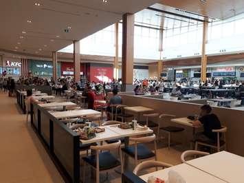 The new food court at Devonshire Mall in Windsor is seen on June 28, 2018. Photo by Mark Brown/Blackburn News.