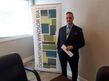 Brian Yeomans, chair of the Downtown Windsor Business Improvement Association, March 14, 2019. Blackburn News file photo.