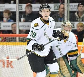 London Knights defenceman Tyler Nother. (Photo courtesy of the Windsor Spitfires)