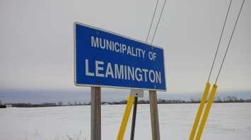 Municipality of Leamington sign.  (Ricardo Veneza)