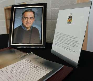 The City of Windsor and community leaders are mourning the death of Sergio Marchionne. July 25, 2018. (Photo courtesy of City of Windsor)